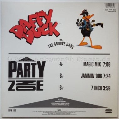 Daffy Duck Feat. The Groove Gang - Party Zone • 12" Vinyl Maxi • MINT - Labyrinth Music