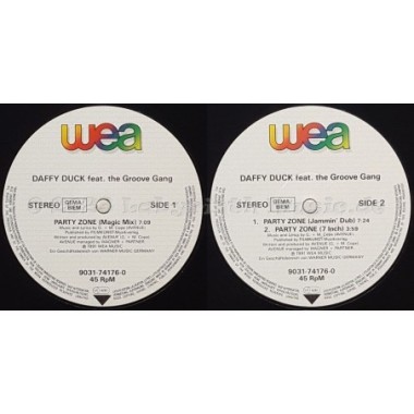 Daffy Duck Feat. The Groove Gang - Party Zone • 12" Vinyl Maxi • MINT - Labyrinth Music