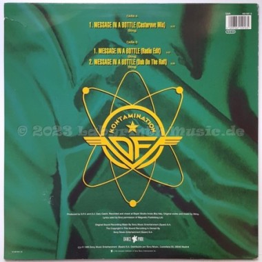 Dance Floor Virus - Message In A Bottle • 12" Vinyl Maxi • MINT - Labyrinth Music