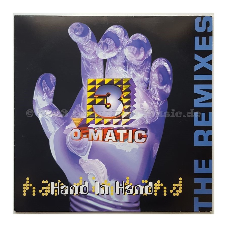 3-O-Matic - Hand In Hand • The Remixes • 12" Vinyl Maxi • MINT - Labyrinth Music