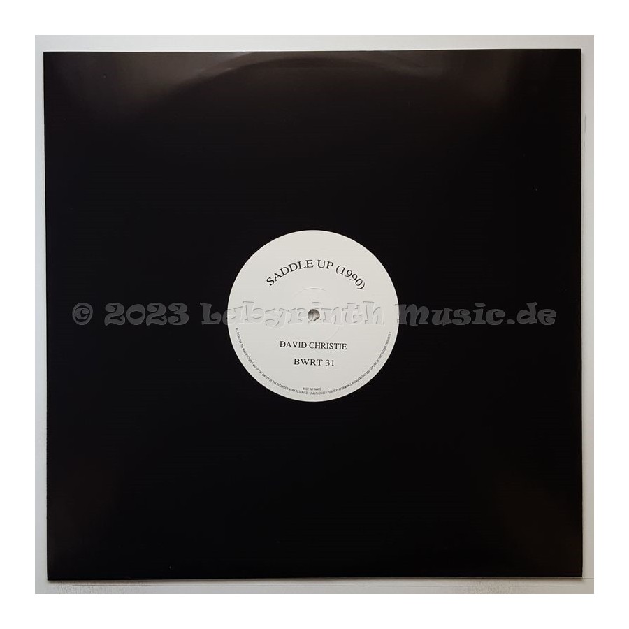 David Christie - Saddle Up (1990) • 12" Vinyl Maxi - Labyrinth Music