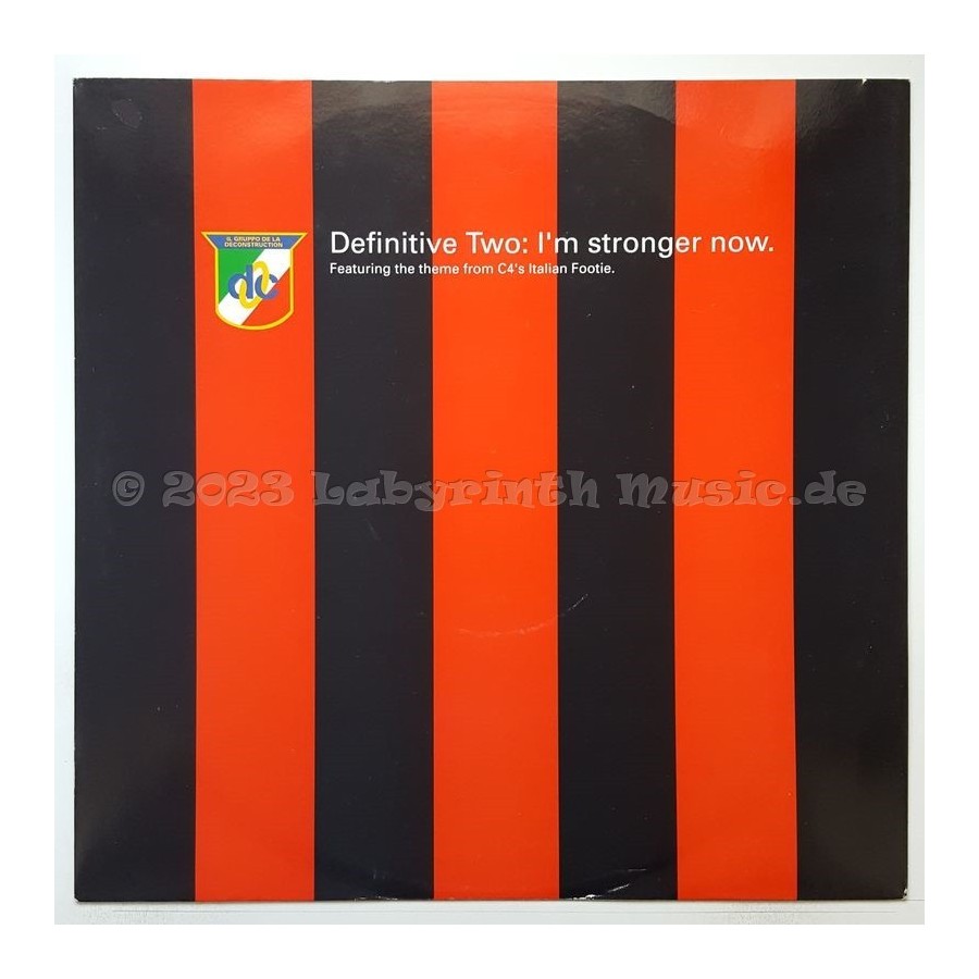 Definitive Two - I'm Stronger Now • 12" Vinyl Maxi • EX - Labyrinth Music