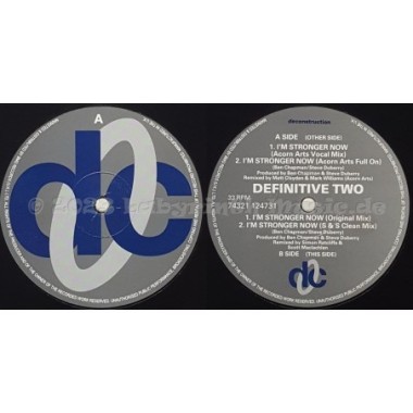 Definitive Two - I'm Stronger Now • 12" Vinyl Maxi • EX - Labyrinth Music