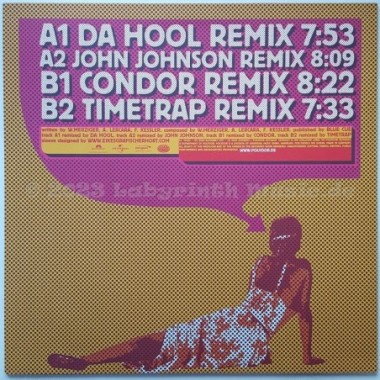 Degeneration - Una Musica Senza Ritmo 2000 • Second Remix Edition • 12" Vinyl Maxi • NM - Labyrinth Music