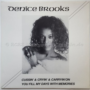 Denice Brooks - Cussin' & Cryin' & Carryin' On • 12" Vinyl Maxi • MINT - Labyrinth Music