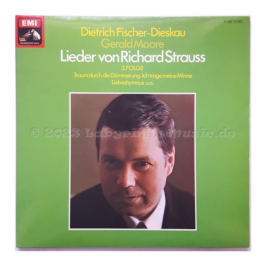 Dietrich Fischer-Dieskau - Lieder Von Richard Strauss - 3. Folge • 12" Vinyl LP • MINT - Labyrinth Music