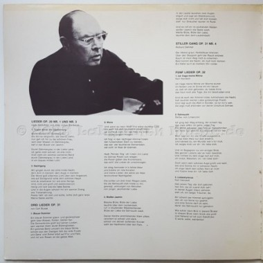 Dietrich Fischer-Dieskau - Lieder Von Richard Strauss - 3. Folge • 12" Vinyl LP • MINT - Labyrinth Music