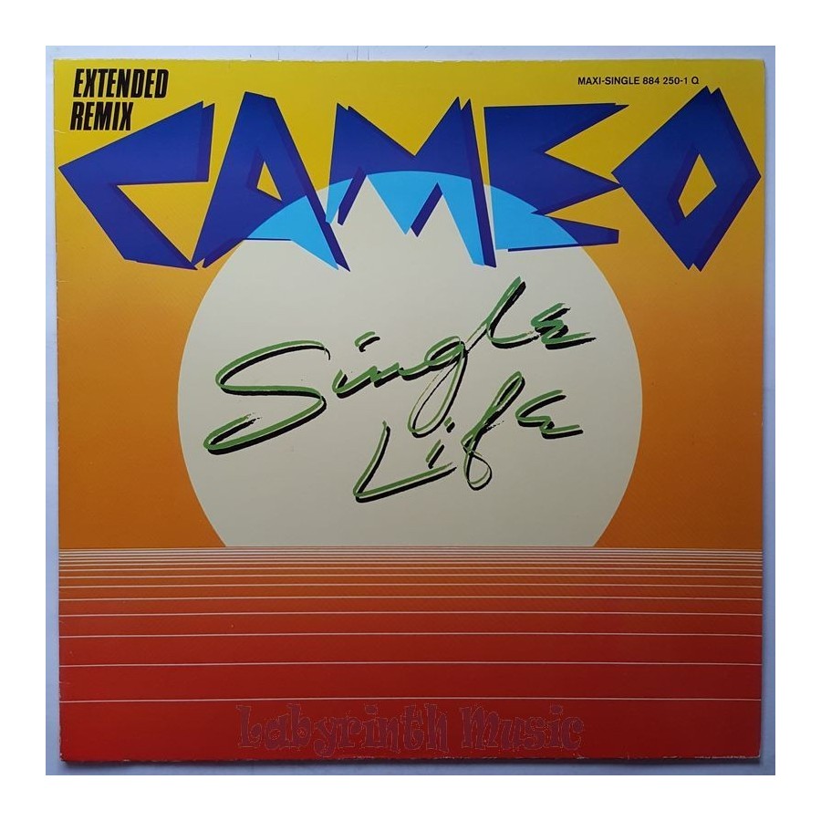 Cameo - Single Life • 12" Vinyl Maxi • NM - Labyrinth Music