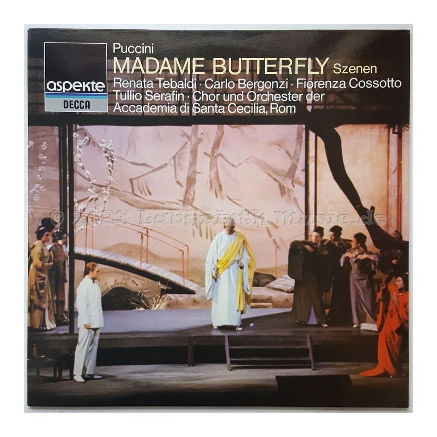 Giacomo Puccini - Madame Butterfly Szenen • 12" Vinyl LP • MINT - Labyrinth Music