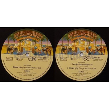 Cameo - Single Life • 12" Vinyl Maxi • NM - Labyrinth Music