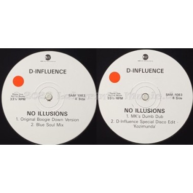 D-Influence - No Illusions • 12" Vinyl Maxi • EX - Labyrinth Music