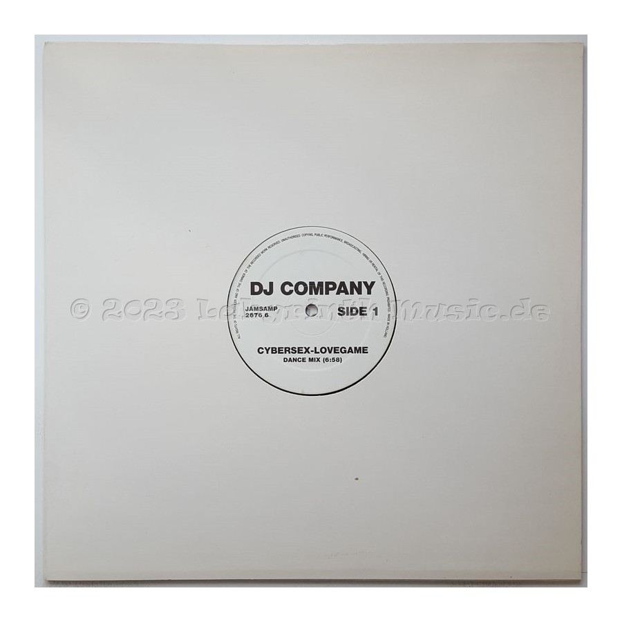 DJ Company - Cybersex Lovegame • 12" Vinyl Maxi • MINT - Labyrinth Music
