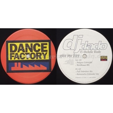 DJ Dado vs. Michelle Weeks - Give Me Love • 12" Vinyl Maxi • MINT - Labyrinth Music