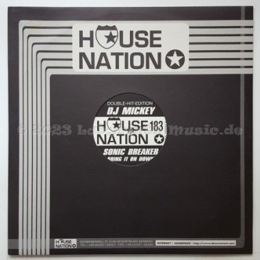 DJ Mickey - Sonic Breaker • 12" Vinyl Maxi • MINT - Labyrinth Music