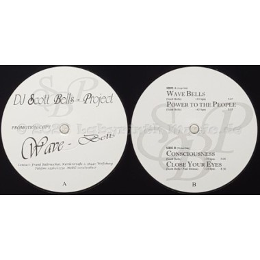 DJ Scott Bells - Wave Bells • 12" Vinyl Maxi • MINT - Labyrinth Music