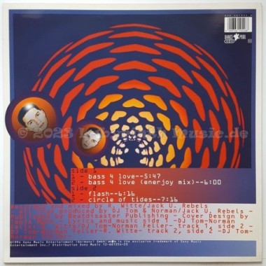 DJ Tom & Norman - Bass 4 Love • 12" Vinyl Maxi • MINT - Labyrinth Music