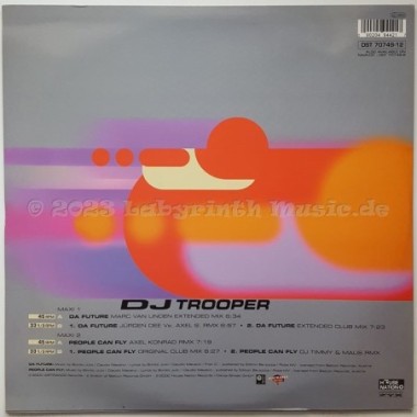 DJ Trooper - Da Future (...Fast Forward) • 12" Vinyl Maxi • MINT - Labyrinth Music