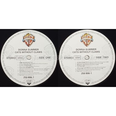 Donna Summer - Cats Without Claws • 12" Vinyl LP • MINT - Labyrinth Music