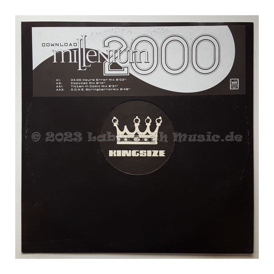 Download - Millenium 2000 • 12" Vinyl Maxi • EX - Labyrinth Music