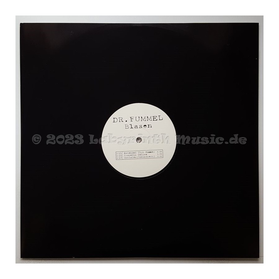 Dr. Fummel - Blasen • 12" Vinyl Maxi - Labyrinth Music