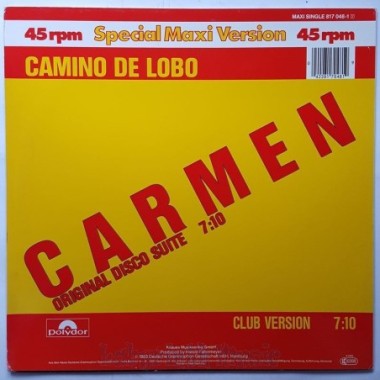 Camino De Lobo - Carmen Disco Suite • 12" Vinyl Maxi - Labyrinth Music