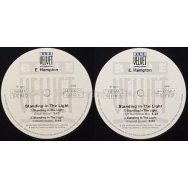 E. Hampton - Standing In The Light • 12" Vinyl Maxi • MINT - Labyrinth Music