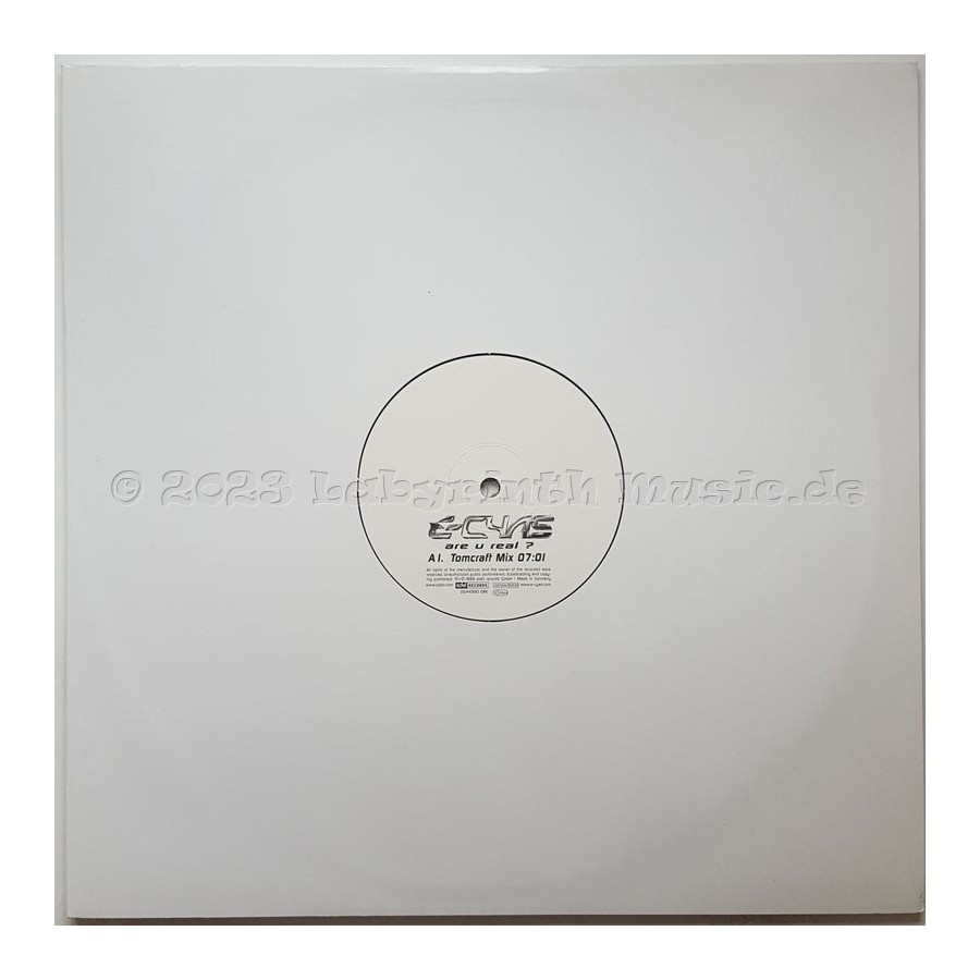 E-Cyas - Are U Real • 12" Vinyl Maxi • MINT - Labyrinth Music