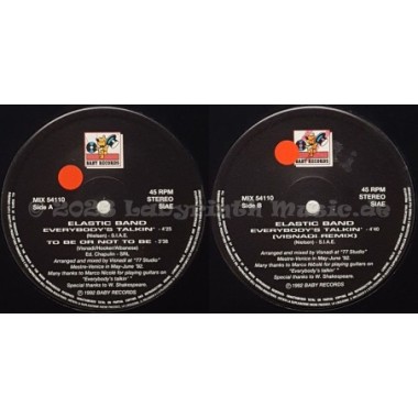 Elastic Band - Everybody's Talkin • 12" Vinyl Maxi • NM - Labyrinth Music