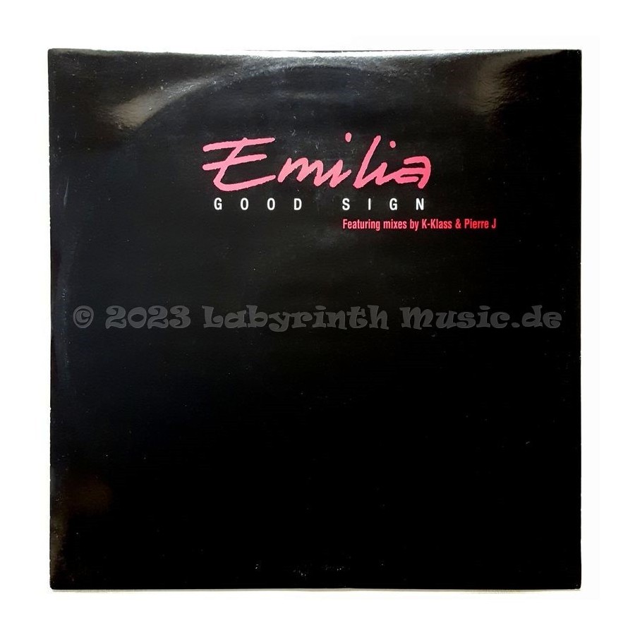 Emilia - Good Sign • 12" Vinyl Maxi • MINT - Labyrinth Music