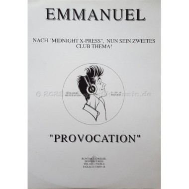 Emmanuel - Provocation • 12" Vinyl Maxi • NM - Labyrinth Music