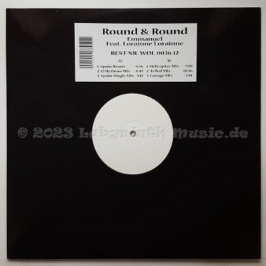 Emmanuel  Feat. Lorainne Auguste - Round & Round • 12" Vinyl Maxi • MINT - Labyrinth Music