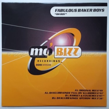 The Fabulous Baker Boys - Oh Boy • 12" Vinyl Maxi • MINT - Labyrinth Music