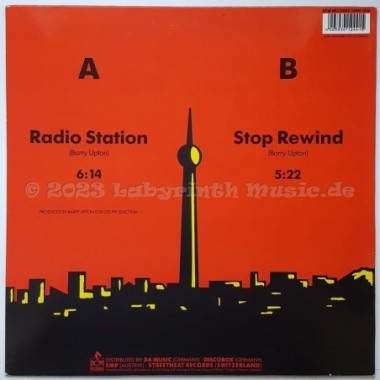 Front Page - Radio Station • 12" Vinyl Maxi • MINT - Labyrinth Music