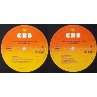 Al Di Meola - Land Of The Midnight Sun • 12" Vinyl LP • EX - Labyrinth Music