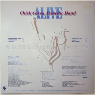 Chick Corea Akoustic Band - Alive • 12" Vinyl LP • NM - Labyrinth Music