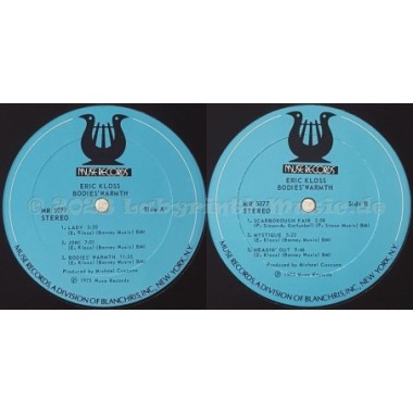 Eric Kloss - Bodies Warmth • 12" Vinyl LP • EX - Labyrinth Music