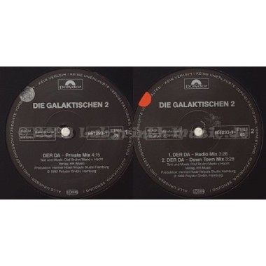 Galaktischen 2, Die - Der Da (Die Antwort) • 12" Vinyl Maxi • NM - Labyrinth Music