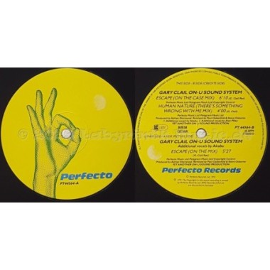 Gary Clail & On-U Sound System - Escape • 12" Vinyl Maxi • EX - Labyrinth Music