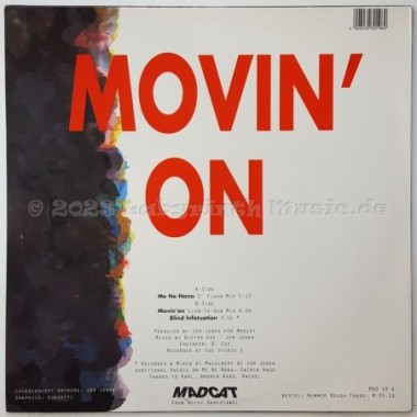 Ghosttrain Feat. Keith Rush - Me Ne Nana • 12" Vinyl Maxi • EX - Labyrinth Music