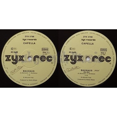 Cappella - Bauhaus • 12" Vinyl Maxi - Labyrinth Music