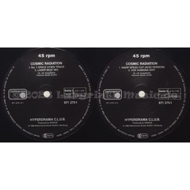 Hyperdrama C.L.U.B. - Cosmic Radiation • 12" Vinyl Maxi • MINT - Labyrinth Music