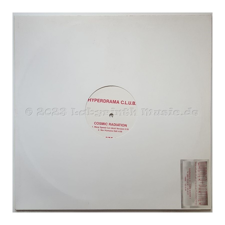 Hyperdrama C.L.U.B. - Cosmic Radiation • 12" Vinyl Maxi • MINT - Labyrinth Music