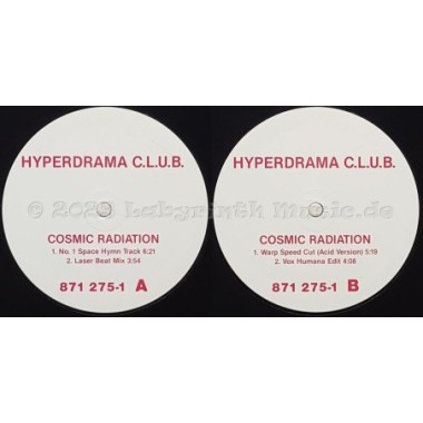 Hyperdrama C.L.U.B. - Cosmic Radiation • 12" Vinyl Maxi • MINT - Labyrinth Music