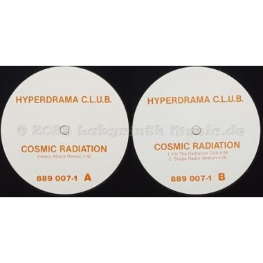 Hyperdrama C.L.U.B. - Cosmic Radiation • Heavy Attack Remix • 12" Vinyl Maxi • MINT - Labyrinth Music