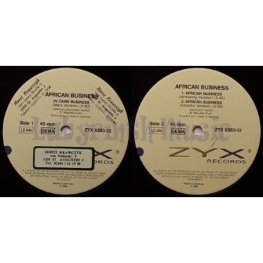 African Business - In Zaire Business • Mara Version • 12" Vinyl Maxi - Labyrinth Music