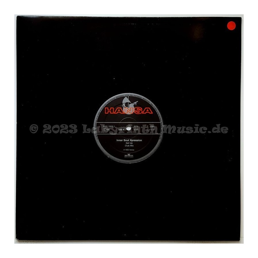 Inner Soul Xpression - Get Up • 12" Vinyl Maxi • MINT - Labyrinth Music
