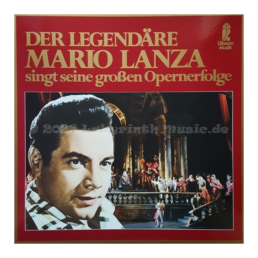 Mario Lanza - Der Legendäre Mario Lanza Singt Seine Großen Opernerfolge • 12" Vinyl LP • MINT - Labyrinth Music