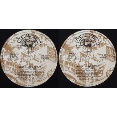 Wizz Jones - When I Leave Berlin • 12" Vinyl LP • EX - Labyrinth Music