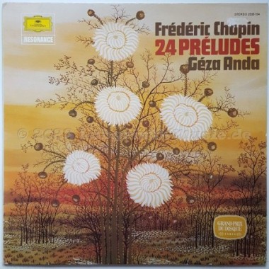 Frederic Chopin / Geza Anda - 24 Preludes • 12" Vinyl LP • EX - Labyrinth Music