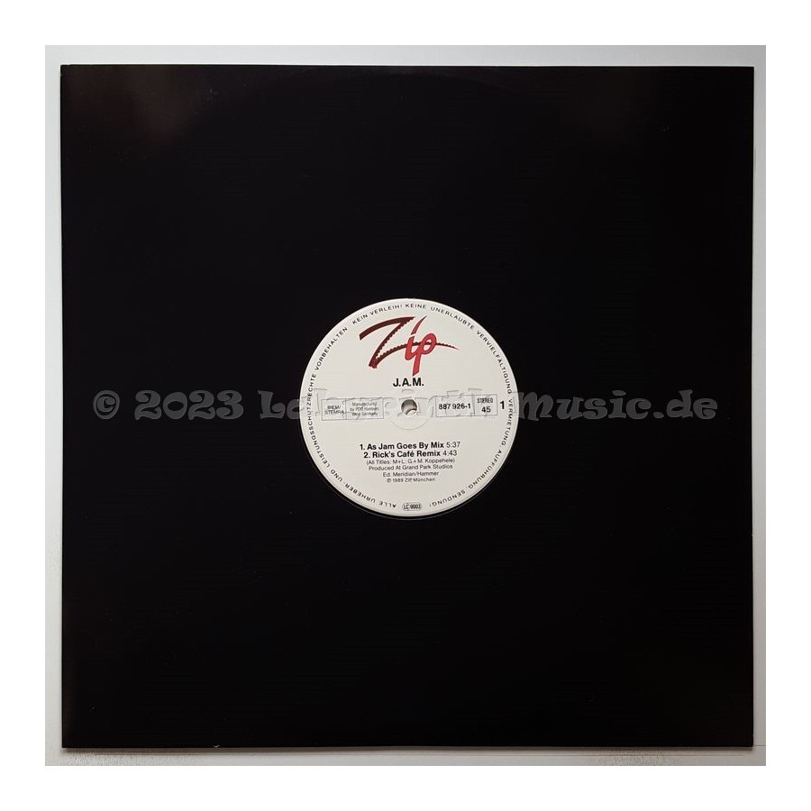 J.A.M. - Jammusic • 12" Vinyl Maxi - Labyrinth Music